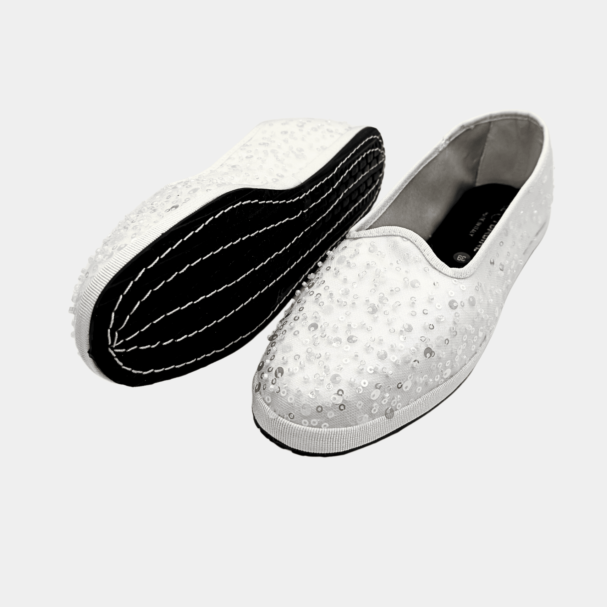 Babina Collezione Sposa in pizzo Brilly con cristalli preziosi e perle Magatama - Fashion Loft