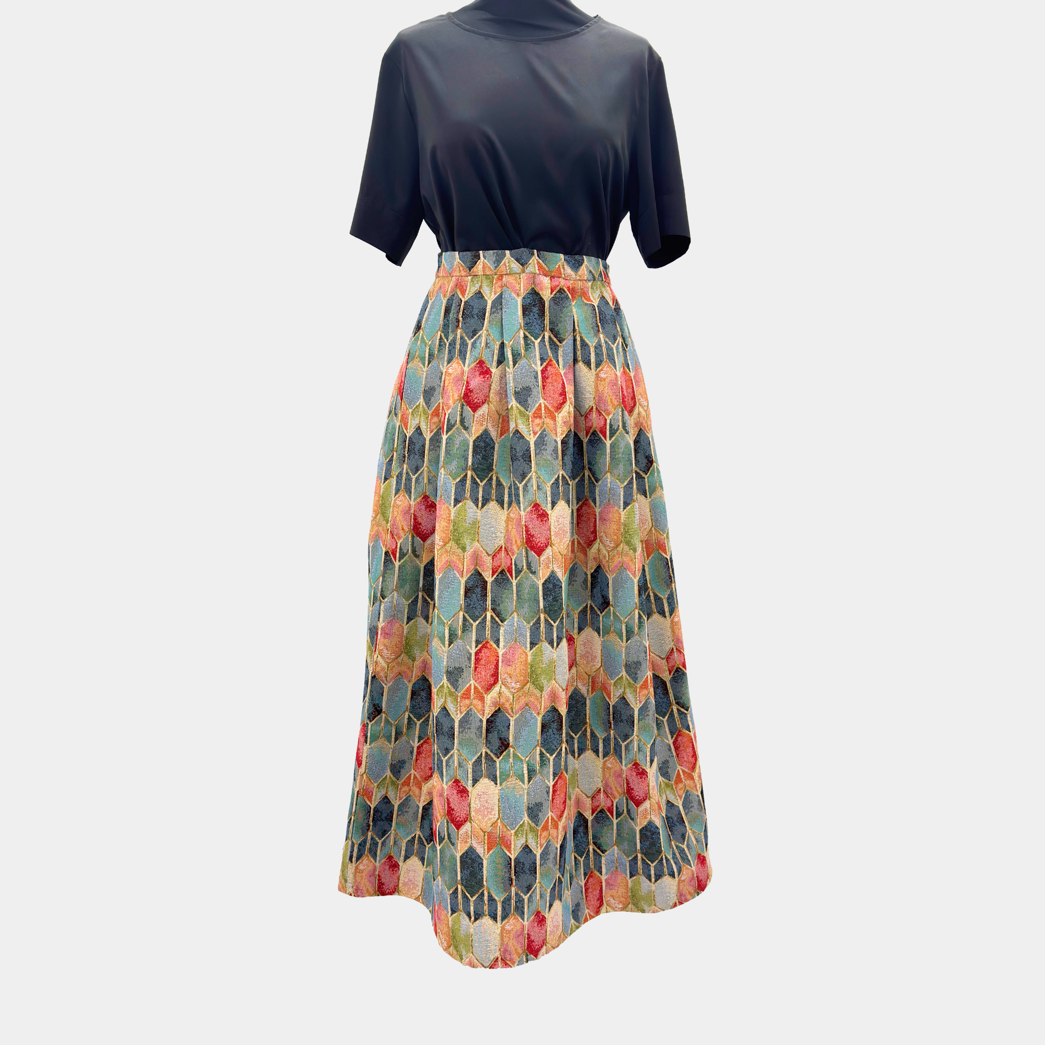 Urban Skirt “Vetrate Liberty” by Barbara Beltrame - Fashion Loft