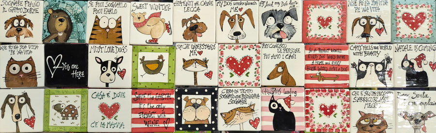 Ceramiche dipinte a mano - by Mafù - Fashion Loft