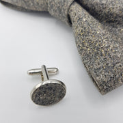 Set Papillon e Gemelli in polvere di marmo Lunar Glow con Scatola di Latta - Fashion Loft