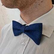 Set Papillon e Gemelli in Sughero Cobalt Dream con Scatola di Latta - Fashion Loft