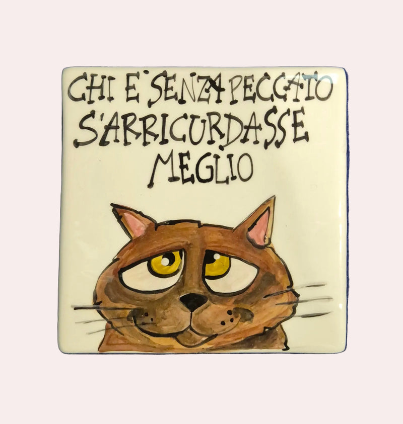 Piastrella - Chi è senza peccato....