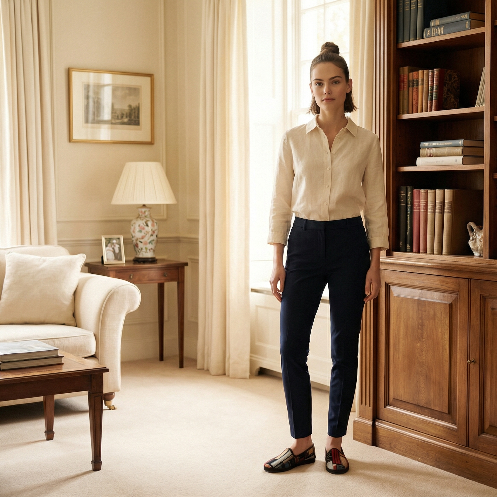 Bibliothèque Le Babine Limited - scarpe friulane artigianali edizione limitata indossata