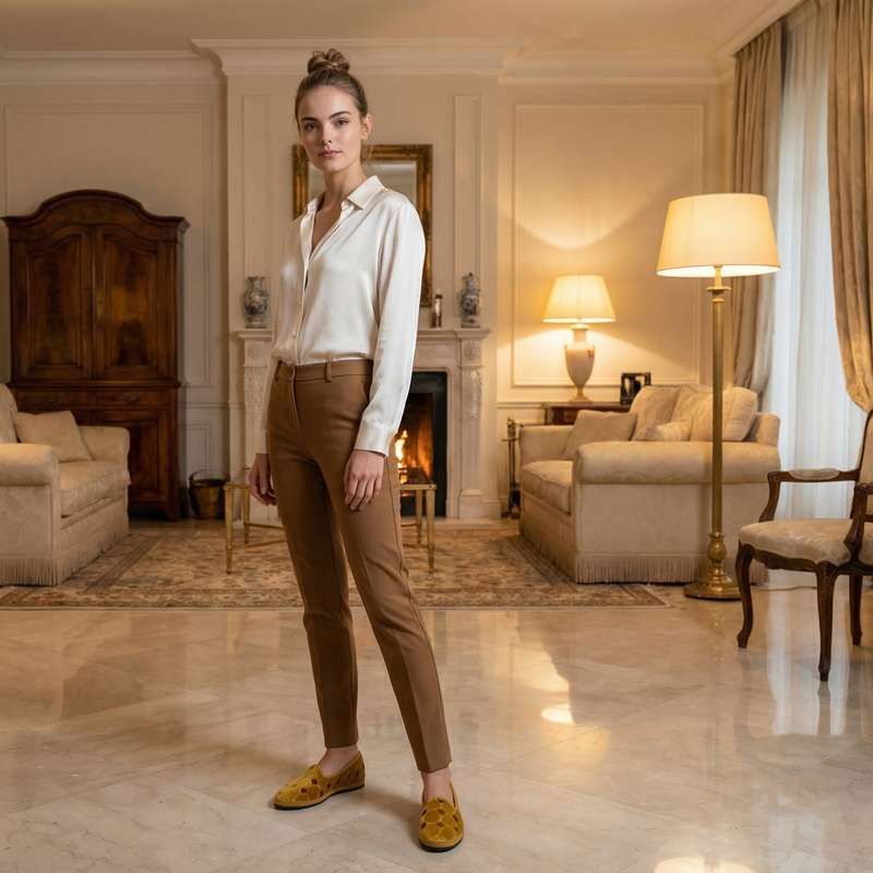 Mosaico Le Babine Limited - scarpe friulane artigianali edizione limitata indossate