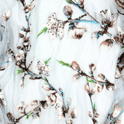 Foulard BB Fashion Loft – Delicatezza in Fiori e Azzurro - Fashion Loft