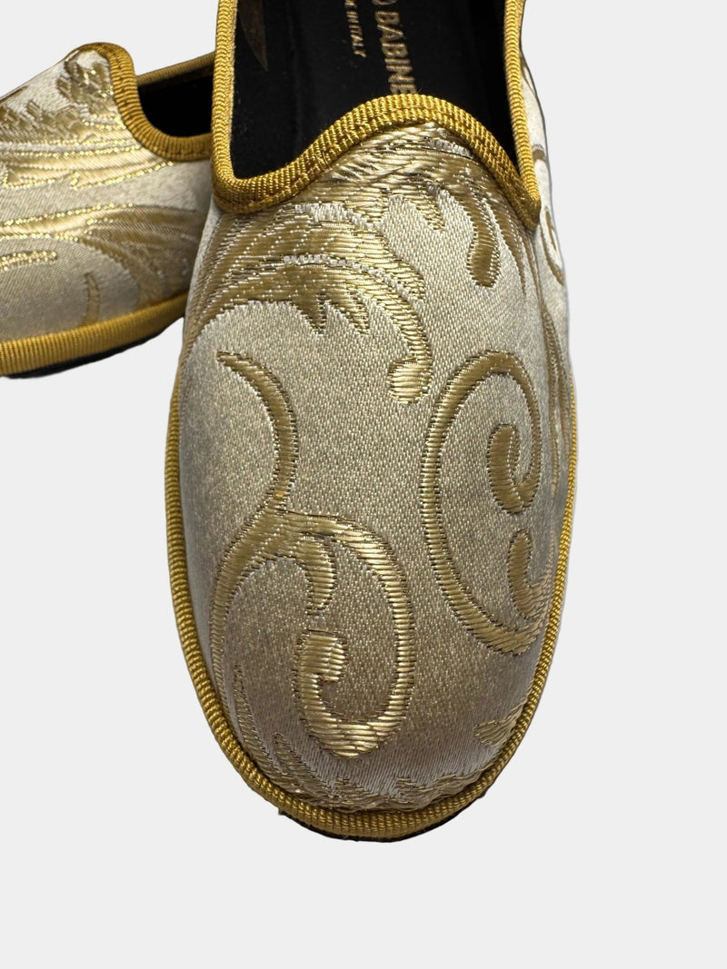 BROCCATO AVORIO - Le Babine Limited - scarpa tradizionale Friulana con carattere - Fashion Loft