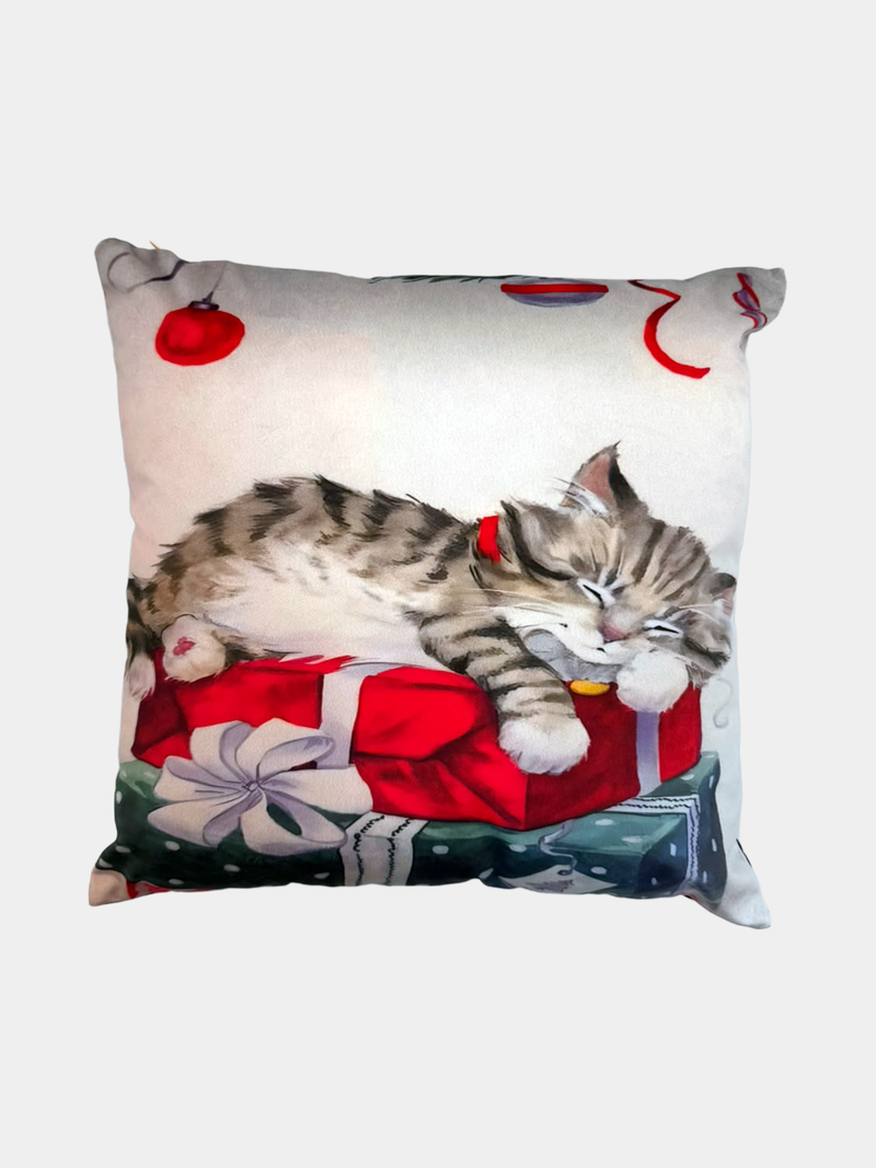 Cuscino Gatto sui Regali