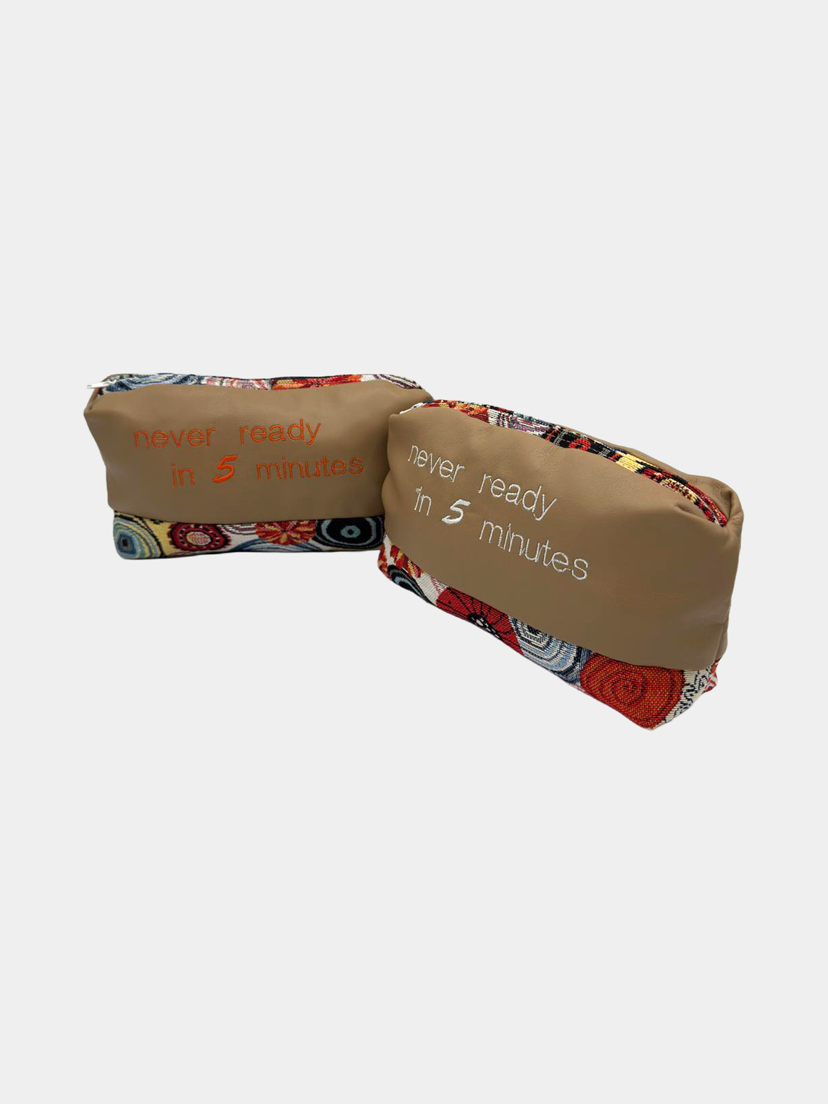 Pochette Never Ready in 5 Minutes Arancio