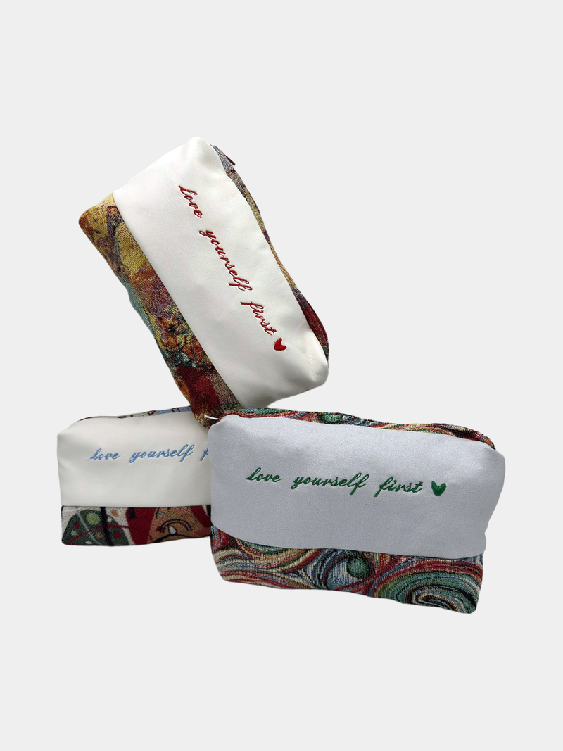 Pochette Love Yourself First Tessuti Assortiti