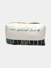 Pochette Love Yourself First Azzurro