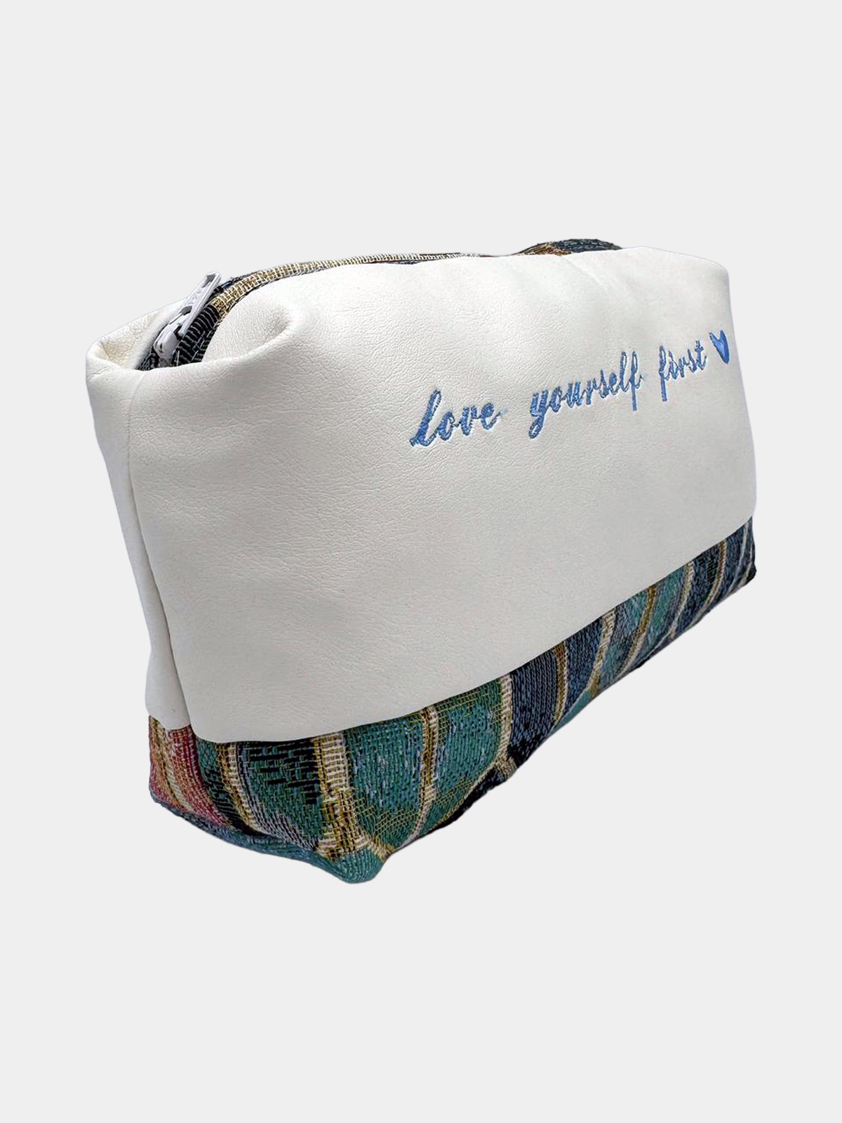 Pochette Love Yourself First Azzurro