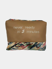Pochette Never Ready in 5 Minutes Bianco
