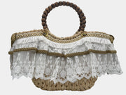 Borsa Coffa con Pizzo - Fashion Loft