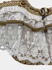 Borsa Coffa con Pizzo - Fashion Loft