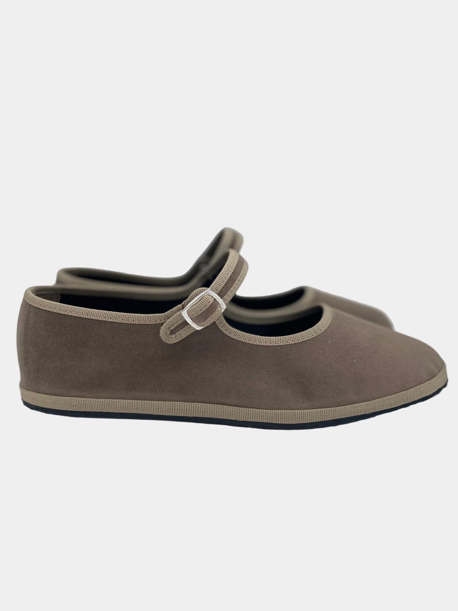 Noce - Le Babine Mary Jane - scarpa bassa in velluto con cinturino - Fashion Loft