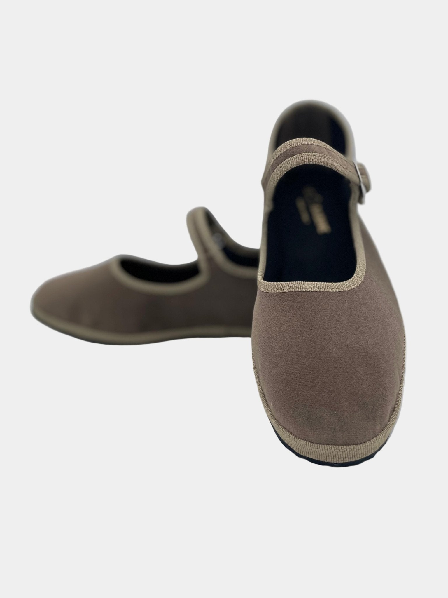 Noce - Le Babine Mary Jane - scarpa bassa in velluto con cinturino - Fashion Loft
