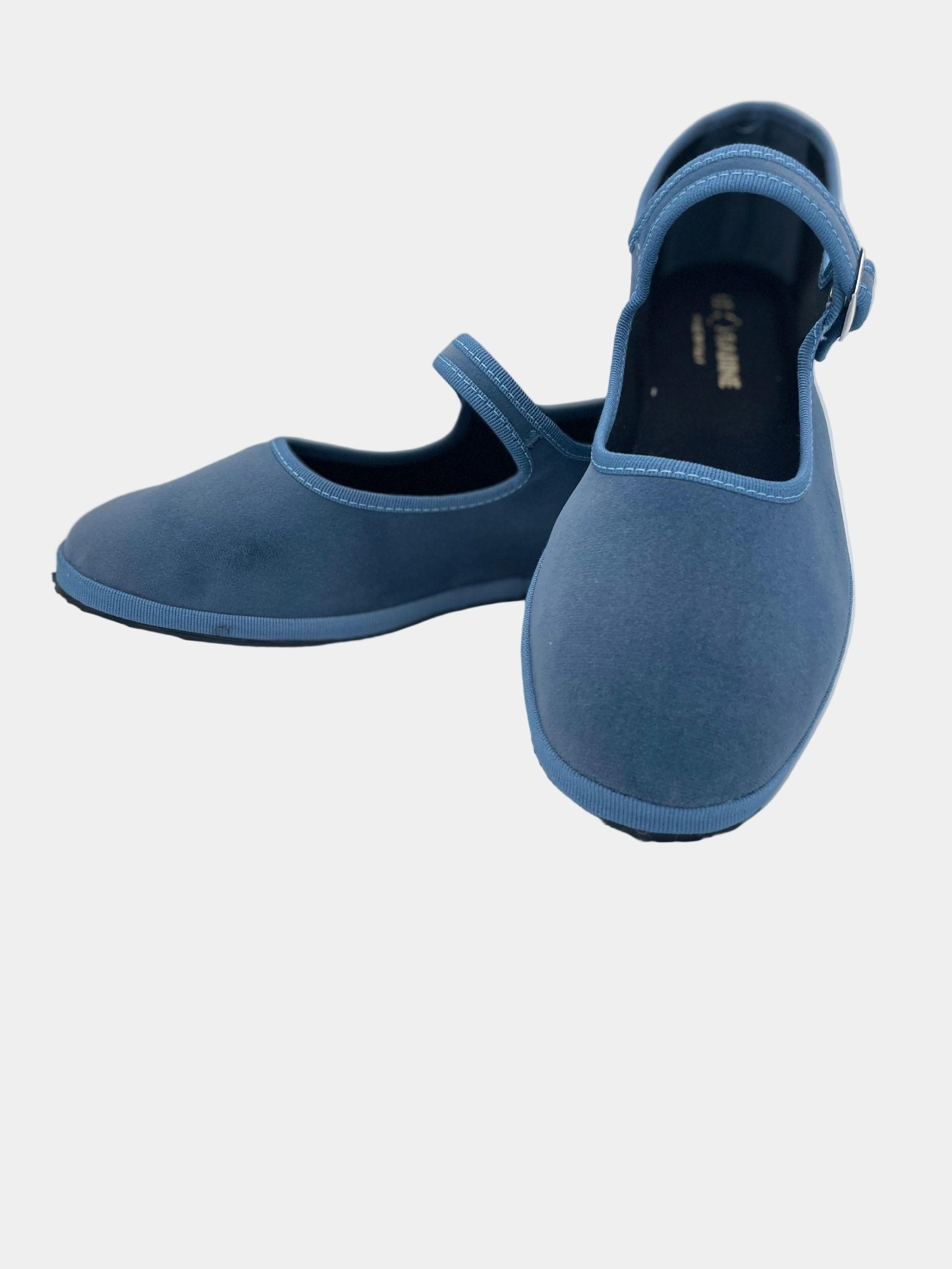 Avio - Le Babine Mary Jane - scarpa bassa in velluto con cinturino - Fashion Loft