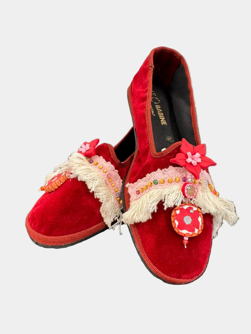 Bordeaux con Stelle - Le Babine Estrose - scarpa tradizionale Friulana con carattere