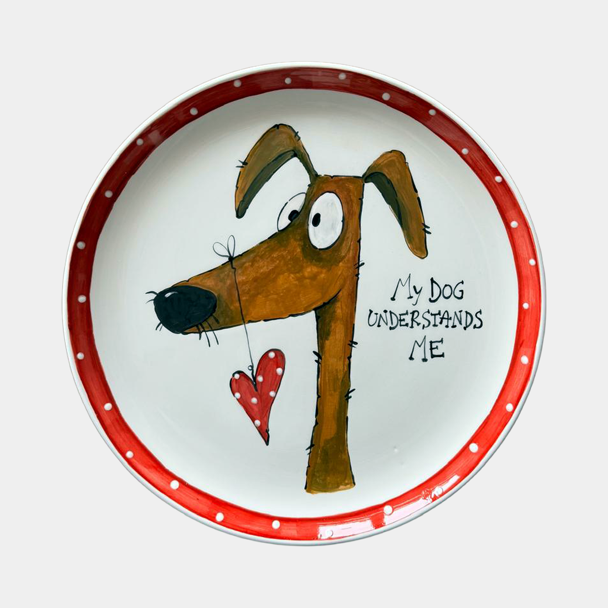 Piatto pizza - my dog understand me