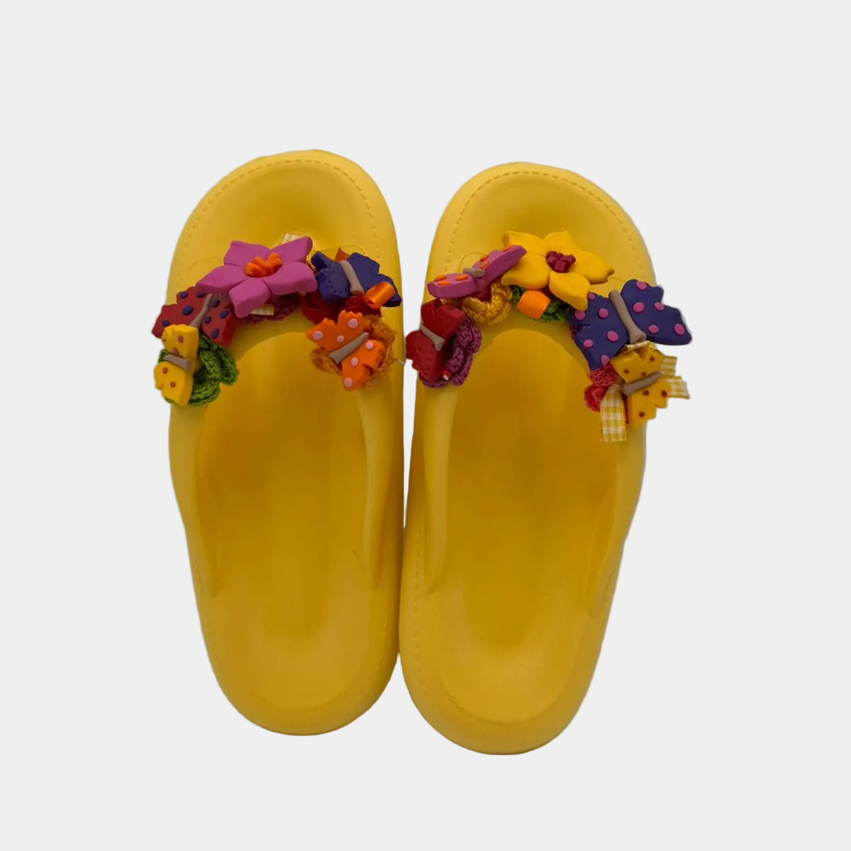 Flip-Flops giallo sole con suola platform morbida