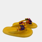 Flip-Flops giallo sole con suola platform morbida