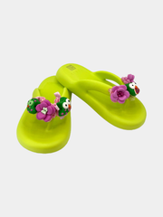 Flip-Flops Platform Lime con Gufetti - vista 4 - infradito handmade BB Fashion Loft (BBFLIP39)