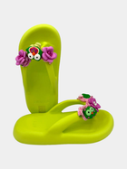 Flip-Flops Platform Lime con Gufetti - vista 7 - infradito handmade BB Fashion Loft (BBFLIP39)